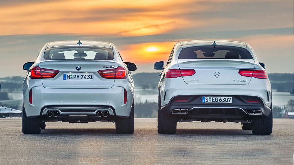 Duelo de más de 500 CV BMW X6 M vs. Mercedes AMG GLE 63 S