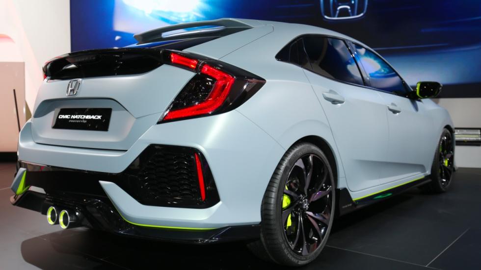 Honda Civic Hatchback Prototype trasera Honda Civic Hatchback Prototype trasera